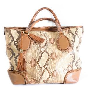 Gucci Snakeskin Tote Bag